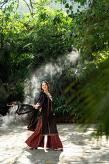 Paranda Omal By Komal Stitched 3 Piece Festive Collection'2025-Marjan