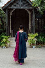 Paranda Omal By Komal Stitched 3 Piece Festive Collection'2025-Marvi