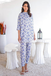 Suitsu Stitched Co Ords Collection-Azure Grace