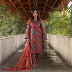 Heeriye 3 Piece Stitched Printed Lawn Suit - H301