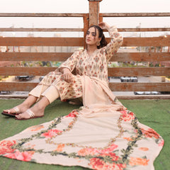 Heeriye 3 Piece Stitched Printed Lawn Suit - H305
