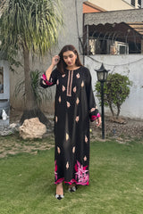 Allechant By Manahils Stitched 2 Piece Georgette Collection'2025-Threaded Embroidery Kaftan