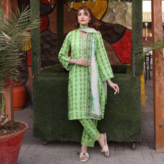Heeriye 3 Piece Stitched Printed Lawn Suit - H309