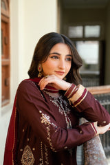 Sardiyon Ki Shaam Omal By Komal Stitched 3 Piece Winter Suit-Mahwish