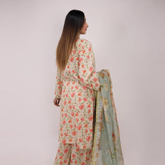 Heeriye 3 Piece Stitched Printed Lawn Suit - H308