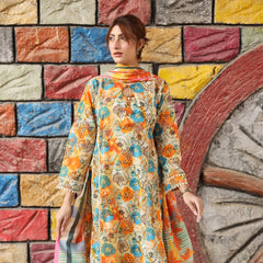 Heeriye 3 Piece Stitched Printed Lawn Suit - H304