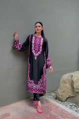 Allechant By Manahils Stitched 2 Piece Georgette Collection'2025-Multi Embroidered Two Pc