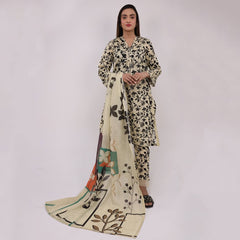 Heeriye 3 Piece Stitched Printed Lawn Suit - H302