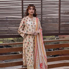 Heeriye 3 Piece Stitched Printed Lawn Suit - H307