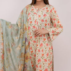 Heeriye 3 Piece Stitched Printed Lawn Suit - H308