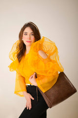 Half Moon Crocodile Brown - Bag X