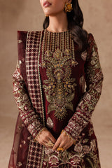 Cherie By Imran Ramzan Unstitched 3 Piece Luxury Formals Suit-Ruby Dream