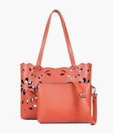 RTW Creation - Rust two-piece floral tote