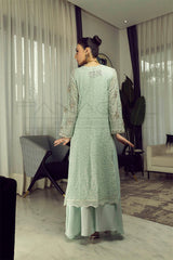 Manahils Stitched Formals K-223-Sage Serenity