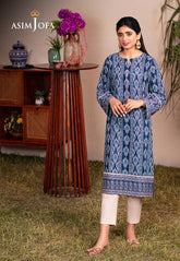 Asim Jofa Outfit Of The Day Ajod-01 Embroidered Cotton Silk 1 Pc