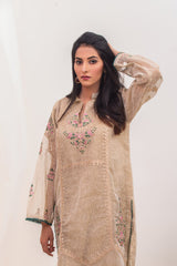 Silcot Stitched Summer Suit-Imperial embroidered grace