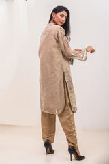 Silcot Stitched Summer Suit-Imperial embroidered grace