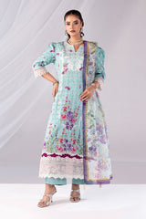 Noor By Imrozia Serene Stitched 3 Piece Summer Suit-SP-61 LAYAAN