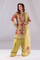 Noor By Imrozia Serene Stitched 3 Piece Summer Suit-SP-67 TAABIR