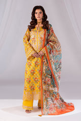 Noor By Imrozia Serene Stitched 3 Piece Summer Suit-SP-69 ANEEQA