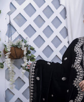 Silcot Zeenat – velvet shawl