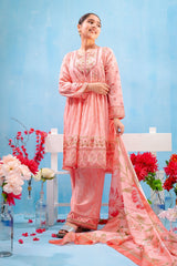 Stylish digital printed 3 pc suits for girls ??? lightweight, breathable & perfect for parties, Eid & special occasions.