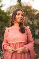 Omal By Komal Stitched 3 Piece Summer Suit-Sunaina - 3pc