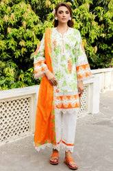 Range By Charizma Unstitched 3 Piece Emb Lawn Vol-03 Suit-CRN4-27