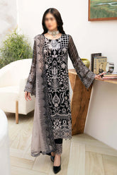 Chevron by Ramsha Unstitched 3 Piece Chiffon Vol-08 Suit-A-807