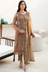 Chevron by Ramsha Unstitched 3 Piece Chiffon Vol-08 Suit-A-812