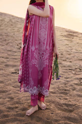M Basics By Maria B Unstitched 3 Piece Emb Lawn Eid 2 Suit-D-08-B