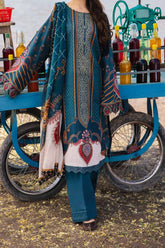 M Basics By Maria B Unstitched 3 Piece Emb Lawn Eid 2 Suit-D-07-A