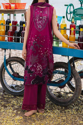 M Basics By Maria B Unstitched 3 Piece Emb Lawn Eid 2 Suit-D-03-B