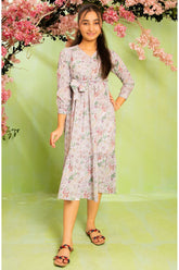 Discover trendy printed georgette dresses for girls from premium Western brands in Pakistan.