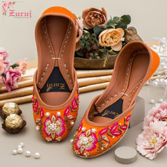 Zuruj Khussa Collection'2025-Zun-111-Orange