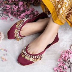 Zuruj Khussa Collection'2025-Zun-128-Maroon