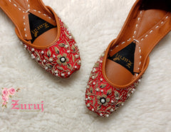 Zuruj Khussa Collection'2025-Zun-137-Red