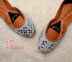 Zuruj Khussa Collection'2025-zun-209-Silver