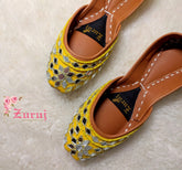 Zuruj Khussa Collection'2025-zun-209-Yellow