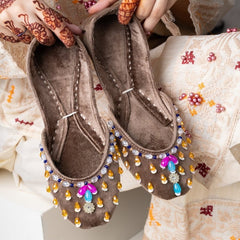 Zuruj Khussa Collection'2025-zun-272-Chickoo