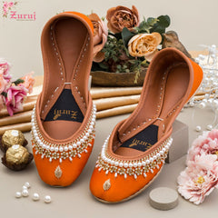 Zuruj Khussa Collection'2025-Zun-4-Orange