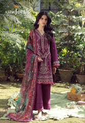 Aira By Asim Jofa Unstitched 3 Piece Emb Cambric Summer Suit-AJMUB-02