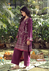 Aira By Asim Jofa Unstitched 3 Piece Emb Cambric Summer Suit-AJMUB-02