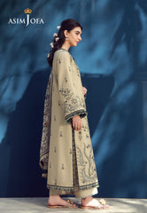 Aira By Asim Jofa Unstitched 3 Piece Emb Cambric Summer Suit-AJMUB-03