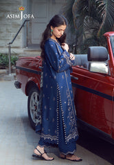 Aira By Asim Jofa Unstitched 3 Piece Emb Cambric Summer Suit-AJMUB-06