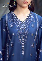 Aira By Asim Jofa Unstitched 3 Piece Emb Cambric Summer Suit-AJMUB-06