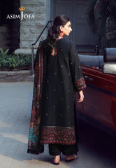 Aira By Asim Jofa Unstitched 3 Piece Emb Cambric Summer Suit-AJMUB-09