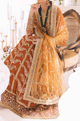 Sawariya by Roheenaz Unstitched 3 Piece Luxury Khalidar Chiffon Suit-S-09