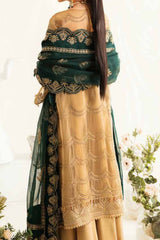 Fleur De Lis Ayzel by Afrozeh Unstitched Luxury Chiffon Suit-10-Clovera
