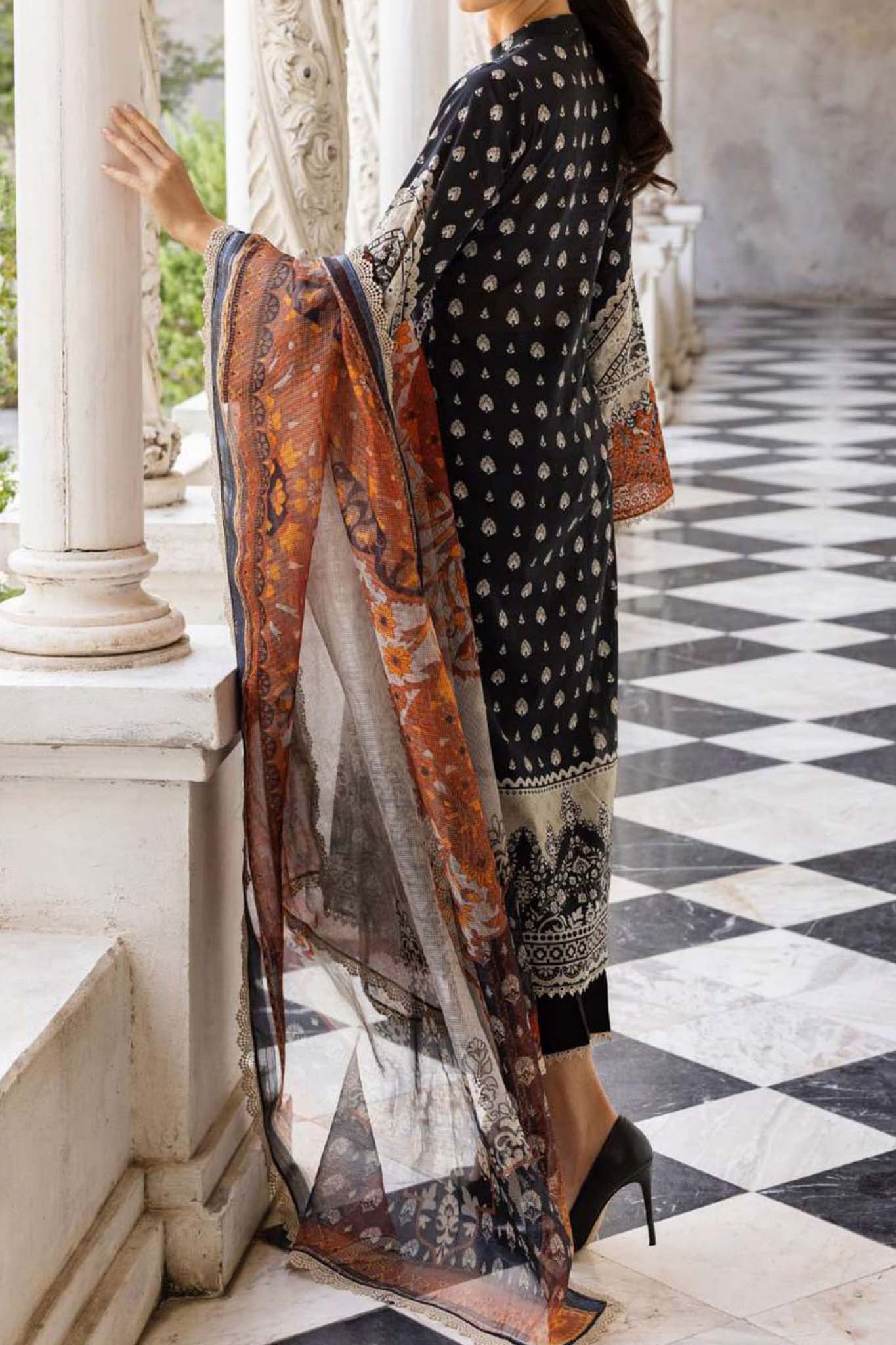 Tahra by Zainab Chottani Unstitchd 3 Piece Lawn Collection'2023-ZTC-09-A